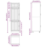 Kitchen Cupboard Lucca Grey Sonoma Engineered Wood 853873
