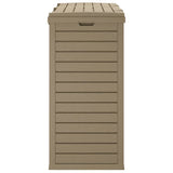 Outdoor Garbage Bin Light Brown 78x41x86 cm Polypropylene 364174