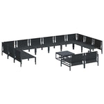 Garden Sofa Set Anthracite Steel 3379027