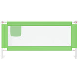 10196 Toddler Safety Bed Rail Green 190x25 cm Fabric
