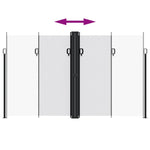ZNTS Retractable Side Awning White 200x1000 cm 4004766