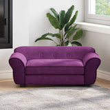 171041 Dog Sofa Burgundy 72x45x30 cm Plush