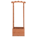 Trellis Planter with Arch 49x39x117 cm Firwood 316391