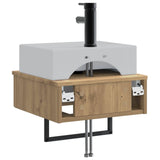 Wall-Mounted Wash Basin Artisan Oak 40 x 41 x 39 cm 890207