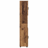 Bathroom Cabinet with Storage Old Wood 30 x 35 x 192 cm 883342