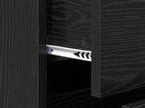 Sideboard Black oak 34 x 34.5 x 90 cm Engineered wood 881569