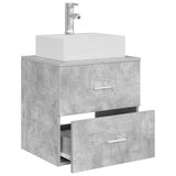 Wall-Mounted Sink Vanity Concrete Grey 49.5 x 41 x 62.5 cm 890281