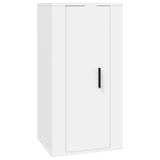 6 Piece TV Cabinet Set White Engineered Wood 3188686