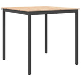 Bar Table Natural 110 x 110 x 105 cm Solid Pine Wood 892805