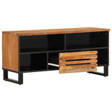 TV Cabinet 100x34x46 cm Solid Wood Acacia 377515