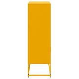 Highboard Mustard Yellow 68.5x38.5x123.5 cm Steel 846503