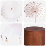 Balinese Parasol with Base Round 190 x 190 x 295 cm 3433016