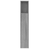 Headboard Cabinet Grey Sonoma 160x18.5x104.5 cm 817274