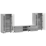 TV Cabinet Set FLORIN 3 pcs Grey Sonoma Engineered Wood 3397940