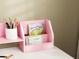 Two-Piece Kids Desk and Chair Set with Storage, for Ages 5-8 Years - Pink T3398P347723