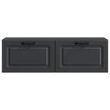 Wall-Mounted TV Cabinet Black 98 x 31 x 30 cm Engineered Wood 899406