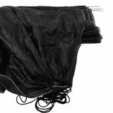 Netting Tunnels 4 pcs Black Steel and Polyethylene 3281504