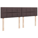 Box Spring Bed with Mattress Dark Brown 180x200 cm Fabric 3285970
