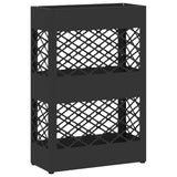 Umbrella Stand Black 28 x 12 x 41 cm Steel 868524