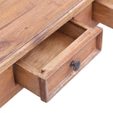 Desk with Drawers 117x57x75 cm Solid Mahogany Wood 283909