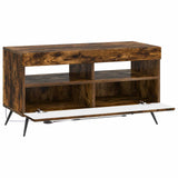 LED TV Cabinet Smoked Oak Engineered Wood 897660