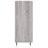 Sideboard Grey Sonoma 69.5x34x90 cm Engineered Wood 828026