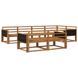 Outdoor Sofa Set 7 pcs Natural Solid Acacia Wood 3382632