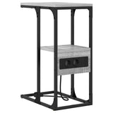 Bedside Cabinet Grey sonoma 41.5 x 26 x 60.5 cm Engineered wood 859608