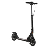 Adult Teens Kick Scooter Foldable Height Adjustable Aluminium Ride On Toy for 14 w/ Rear Wheel & T3398P349438