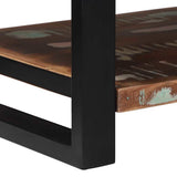 Storage Box Multicolour 80 x 35 x 45 cm Solid Reclaim wood 4015976