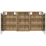 Bathroom Cabinet Set 3 pcs 126 x 16 x 62.5 cm Engineered wood 3403831