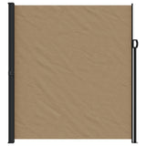 Retractable Side Awning Taupe 220x300 cm 4004379