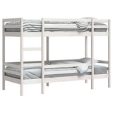 Bunk Bed White Solid Pine Small Single Strong Bunk Bed 3284225