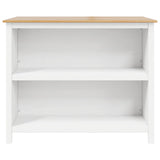 Kitchen Islands HILL White 112 x 66 x 90 cm Solid Pine Wood 42025036