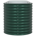 Garden Raised Bed Green 320 x 80 x 81 cm Steel 42008123