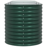 Garden Raised Bed Green 320 x 80 x 81 cm Steel 42008123