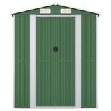Garden Shed Green 192x1021x223 cm Galvanised Steel 3147437
