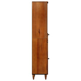 Bathroom Cabinet with Drawer with Shelf Walnut 38 x 33 x 160 cm 4018246