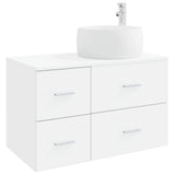 Bathroom Furniture Set 2 pcs White Engineered Wood 3404000