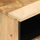 TV Cabinet 100x33x46 cm Solid Wood Mango 358230