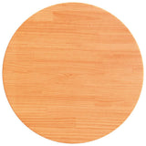 Table Top Round Wax Brown 70x2.5 cm Solid Wood Pine 847128