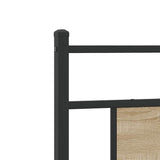 Bed Frame without Mattress Sonoma Oak 107x203 cm Engineered Wood 4106788