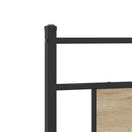 Bed Frame without Mattress Sonoma Oak 100x200 cm Engineered Wood 4106939