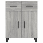 Highboard Grey Sonoma 69.5x34x180 cm Engineered Wood 3199903