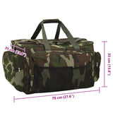 Fishing Bag Waterproof Green Camouflage Oxford Fabric 4009954