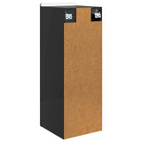 Wall-Mounted Cabinet Black 33 x 34.5 x 94 cm Engineered Wood 898246