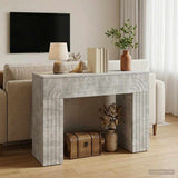 Coffee Table Concrete Grey 102 x 35 x 75 cm Engineered Wood 899930