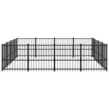 Outdoor Dog Kennel Steel 15,05 m 3124626