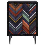 Bedside Cabinet OMMEN 2 pcs Black Oak 36 x 33 x 51 cm 8007250