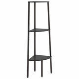 3-Tier Corner Shelf Black 45,5x31,5x120 cm 336390